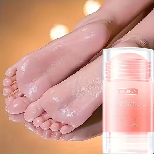 Miracle Foot Cream 40g - Anti-Crack, Deep Moisturizing & Softening for Dry Feet, Prevents Breakage, Nourished with Plant Squalene for Smooth Skin