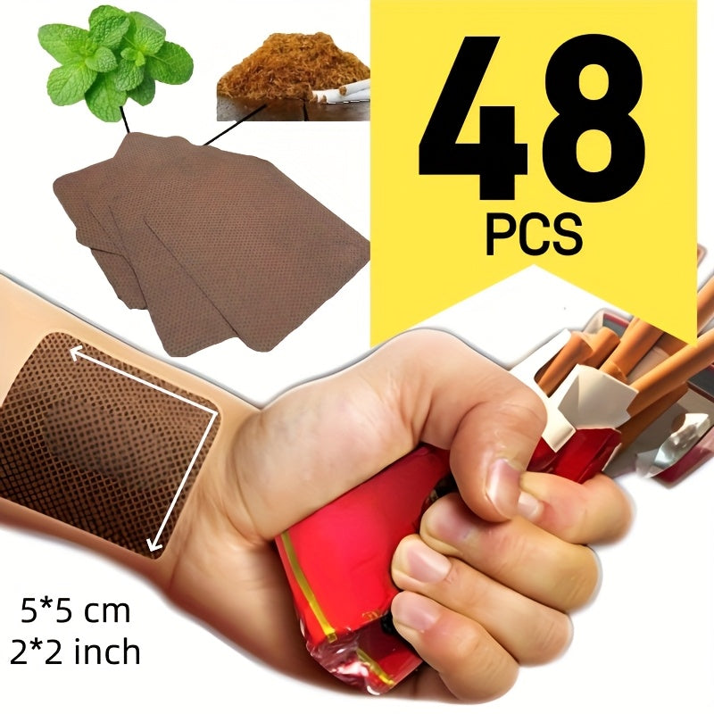 Mint Leaf & Tar Aroma Stickers - Long-Lasting 72-Hour Fresh Mint Scent, Natural Nicotine-Free Odor Neutralizer Patches, Plant-Based Anti-Cigarette Smoke Sticky for Clothing, Cars, Homes - Multi-Pack Options Available, Clothin