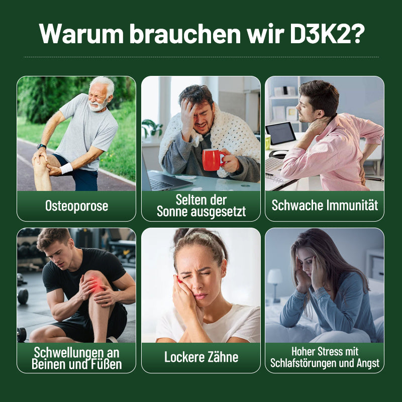 High-dose Vitamin D3 K2 capsules - 20000I.E. + Vitamin K2 MK7 200 mcg per dose, 20 days per capsule, 1000 IU Vitamin D per day, 180 vegetarian capsules, without additives, produced in Germany