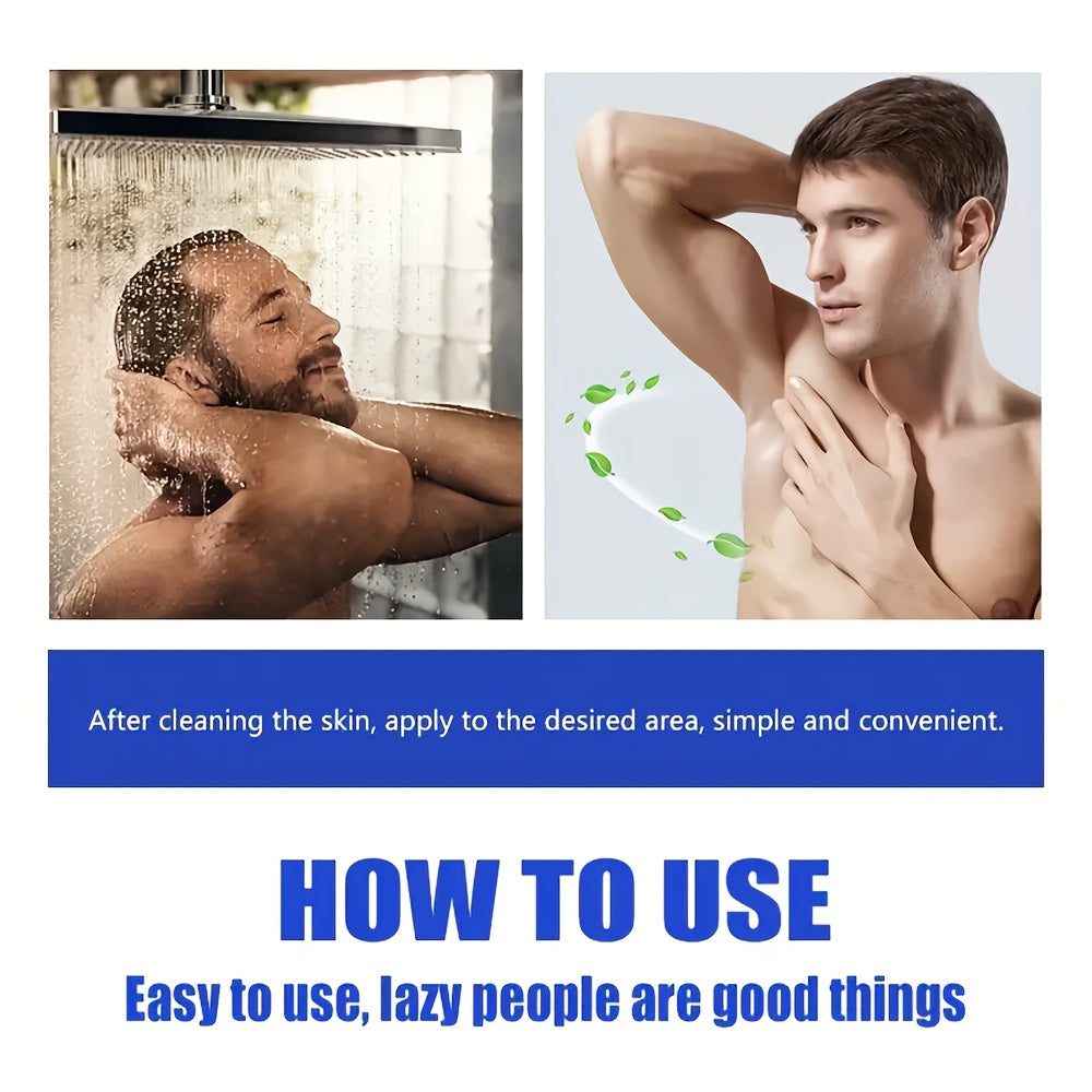 Men's Deodorant Lotion - 50g, Long-lasting freshness and underarm odor control, Enriched with Camellia and Sweet Almond Oils, Moisturizing formula, Up to 72 hours odor control