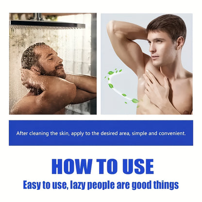 Men's Deodorant Lotion - 50g, Long-lasting freshness and underarm odor control, Enriched with Camellia and Sweet Almond Oils, Moisturizing formula, Up to 72 hours odor control