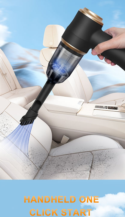 BELlBUY Portable Cordless Handheld Vacuum Cleaner, 6000Pa Powerful Suction for Cars, Computers, Sofas, Offices, Pets, and Homes - Includes Multiple Nozzles, USB Rechargeable, Low Noise, Car Vacuum Cleaner
