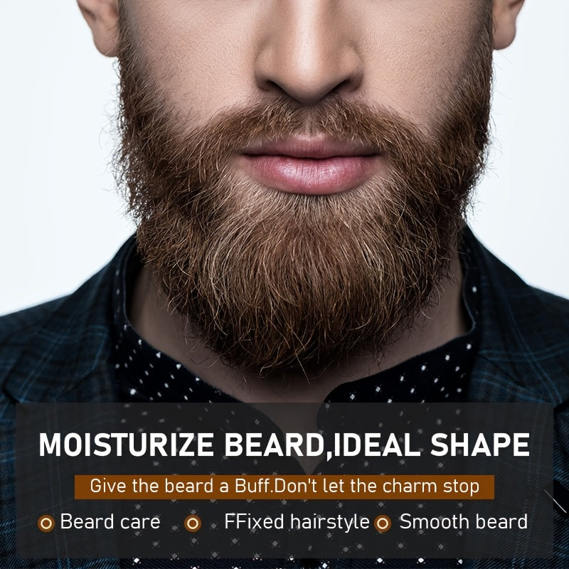 ROZINO Sandalwood Beard Care Cream, 20g - Hypoallergenic, Moisturizing & Gentle Cleansing for Men, Promotes Smooth, Shiny Beard