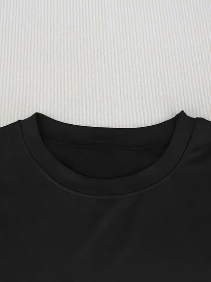 Women's Y2K Style Slim-Fit Cropped Short Sleeve T-Shirt - White with Bold Black 'MANGO' Graphic Print, Semi-Sheer Round Neck Top, Medium Stretch Machine Washable for Spring/Summer Casual Wear