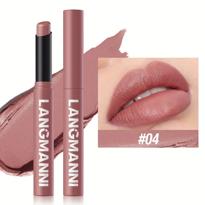 Single Pack of Matte Lipstick in 12 Colors with Lasting Moisture