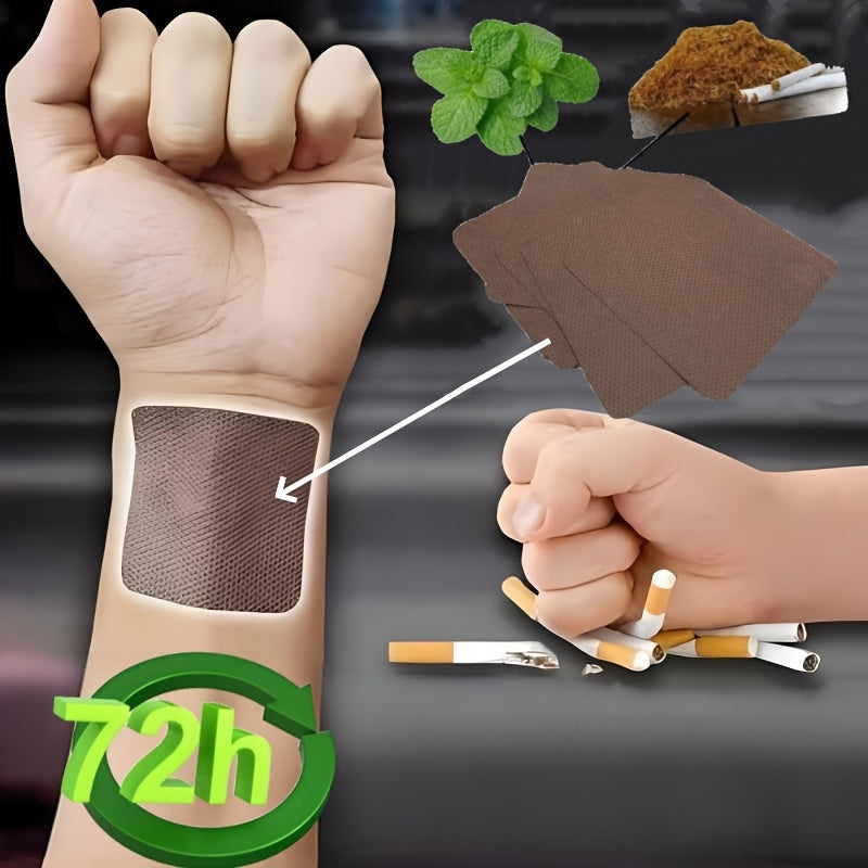 Mint Leaf & Tar Aroma Stickers - Long-Lasting 72-Hour Fresh Mint Scent, Natural Nicotine-Free Odor Neutralizer Patches, Plant-Based Anti-Cigarette Smoke Sticky for Clothing, Cars, Homes - Multi-Pack Options Available, Clothin
