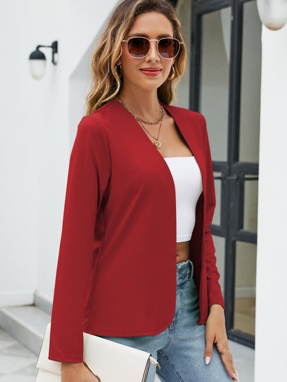 Solid Color Casual Cardigan from Europe And America