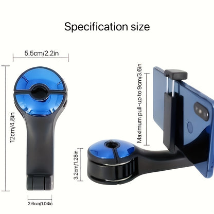 1pc Adjustable Car Seat Phone Holder with Headrest Mount - Durable ABS Material, Waterproof, Auto Vehicle Compatible, Secure Grip for Road Trips and Commuting, Phone Holder for Car
