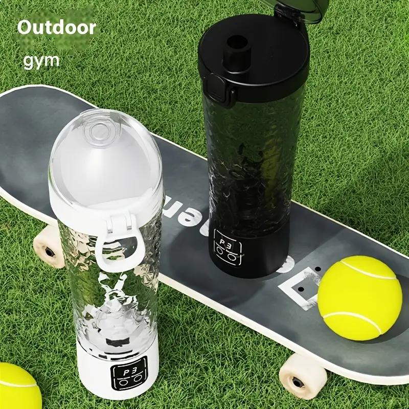 Automatic Stirring Cup with Digital Display - USB-Rechargeable Electric Coffee Cup, One-Touch Stirring, Portable Travel Mug with Spill-Proof Lid, Compatible with Protein Powder, Milk, Chocolate, Mocha - Ideal for Gym, Office,