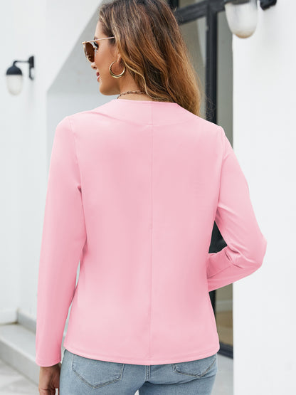 Solid Color Casual Cardigan from Europe And America