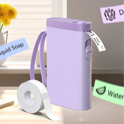 P21 Portable Label Printer, Miniature Thermal Label Printer with High Print Quality, Equipped with a High-Speed Chip and 203 DPI, Easy to Use with a Wide Range of Creative Functions and Templates for Office and Home Organizat