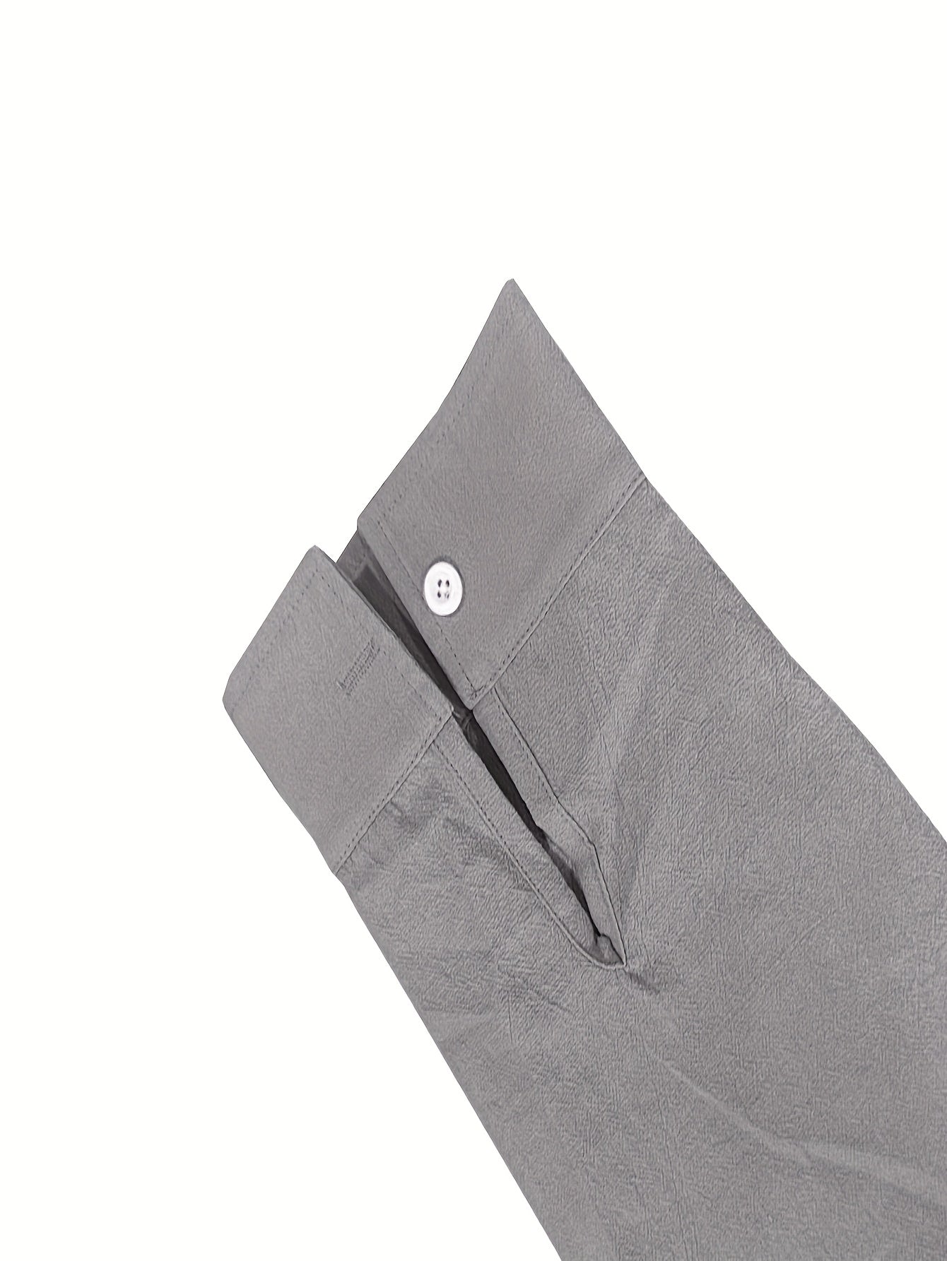 Men's Lightweight 95% Linen Shirt - Breathable Summer Casual Button-Up with Stand Collar, Regular Fit for Beach & Urban Wear, Solid Color