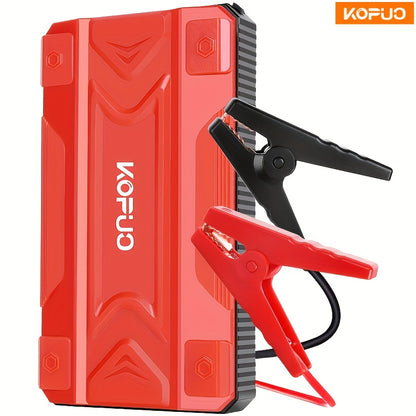 KOPUO 4000A Car Battery Jump Starter - Portable 12V Jump Box with USB/Power Bank, Dual Output, LED Light, and 8, 5L Gas/7, 0L Diesel Engine Compatibility for Cars, Trucks, SUVs, and Motorcycles, Car Jump Starter Battery Pack,