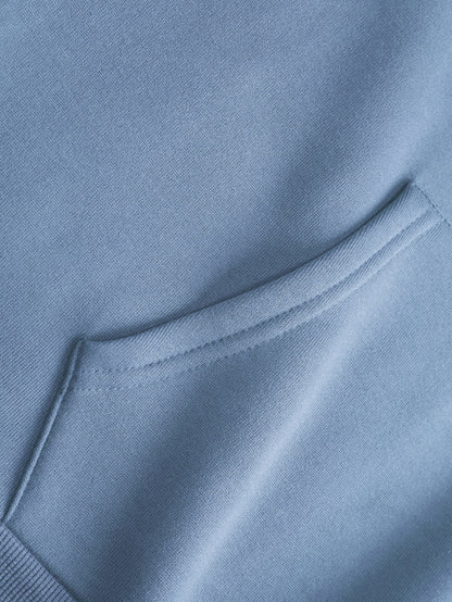 Men's & Women's Hoodie - Royal Blue Sweatshirt with Drawstring Hood, Front Kangaroo Pocket - All-Season Casual Pullover for Everyday & Formal Outfits - Machine Washable Hooded Sweatshirt, Sweater Hoodie, Versatile Outfit Piec