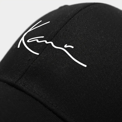 1pc Women's Adjustable Lightweight Baseball Cap - Printed Logo Golf & Outdoor Sports Hat, Machine Washable, Black/White/Maroon, Casual Headwear, Lifestyle, Trendy Design, Durable Fabric, Women