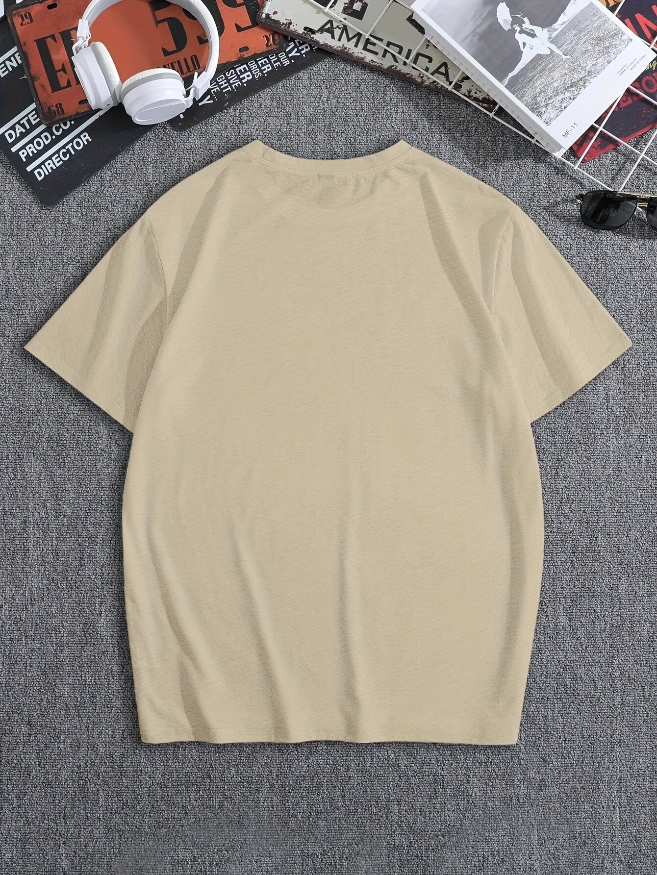 Men'S Casual Short Sleeve T-Shirt - "Made in Balkans" Print, Lightweight & Breathable Summer Tee, Round Neck, Regular Fit, Perfect for Casual Attire, Breathable Clothing | Modern Casualwear | Lightweight Shirt