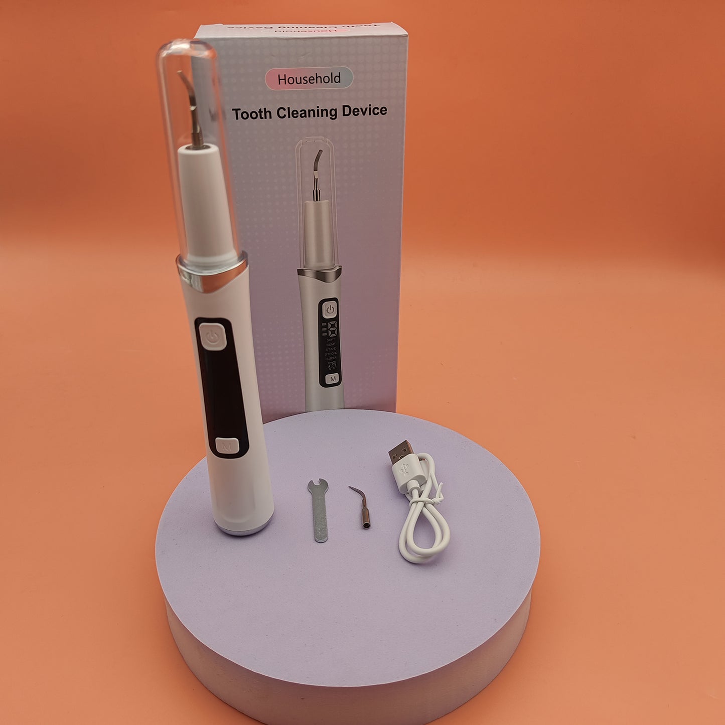 2025 New Electric Teeth Cleaner, Multi-functional Teeth Cleaning Tool, Rechargeable Teeth Cleaner, Travel Portable Set, Holiday Gift