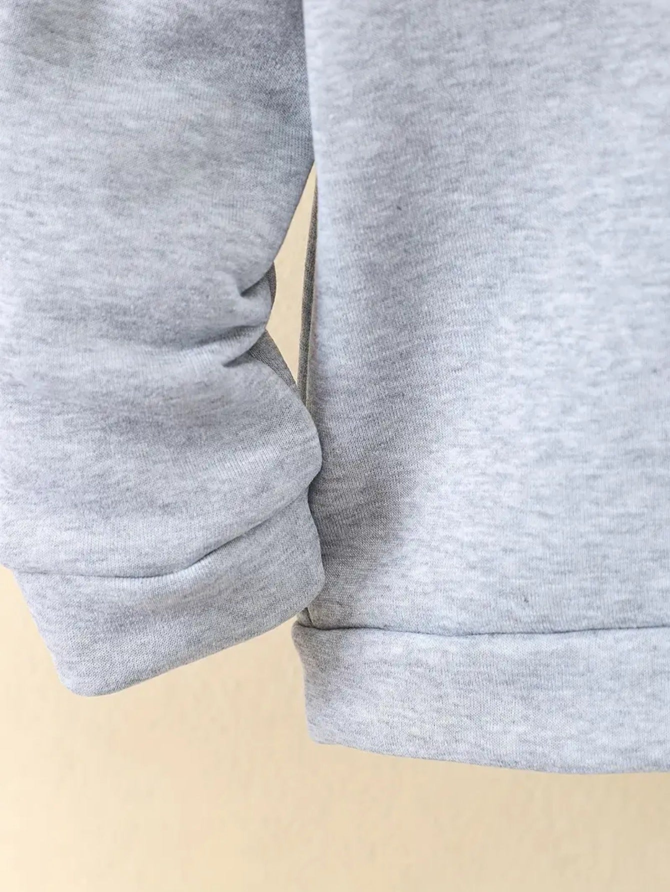 2pcs Boys Basketball Player Print Hoodie Set, Long Sleeve Hooded Sweatshirt And Sports Pants, Polyester 100.00% Knit Fabric, Casual Style, Medium Stretch, Fall/Winter Season, for Outdoor