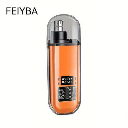 FEIYBA Electric Nose Hair Trimmer for Men & Women - USB Rechargeable, Intelligent Battery Display