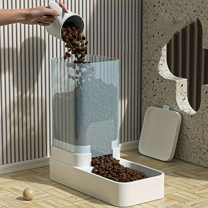 Automatic Dog Feeder and Dog Water Dispenser. Gravity Pet Feeder and Water Dispenser for Dogs Cats Pets Animals