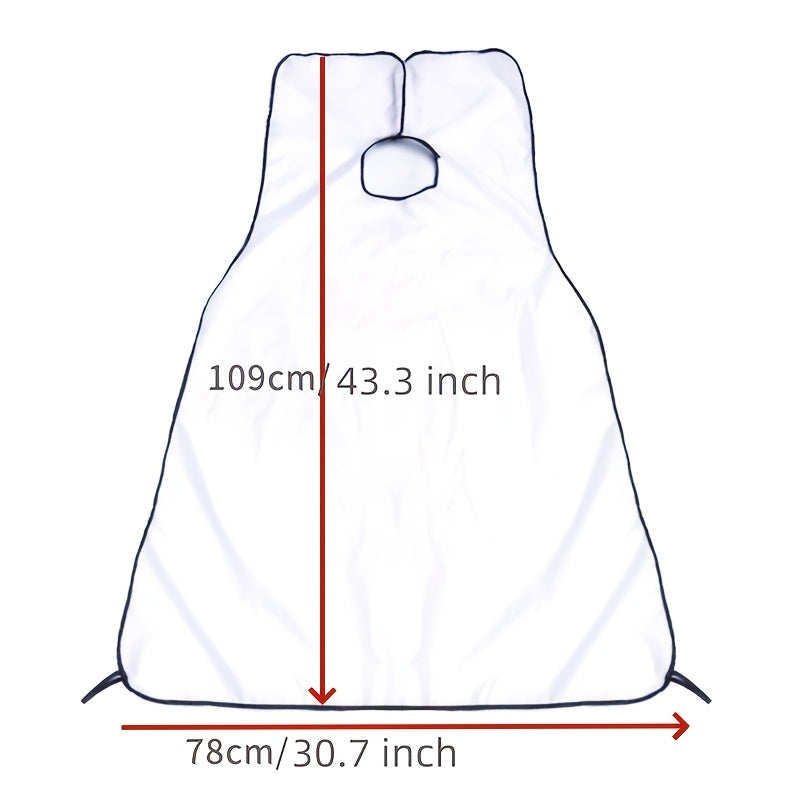 1pc, Men's beard trimming apron with suction cup fixing device, can catch the beard when shaving, easy to clean up sweeping, let you take care of the beard more convenient