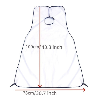 1pc, Men's beard trimming apron with suction cup fixing device, can catch the beard when shaving, easy to clean up sweeping, let you take care of the beard more convenient