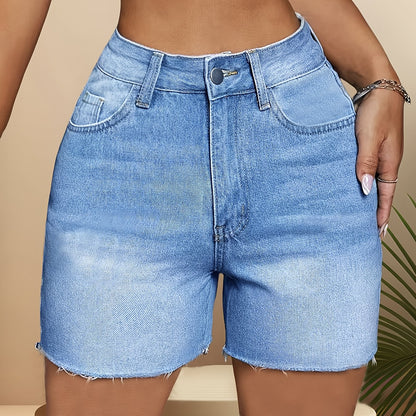 Women's High-Waisted Stretch Jeans - Light Blue Skinny fit, Soft Non-See-Through Denim for Office, Party, Vacation - Everyday & Special Occasion Pants, Party Jeans, Nontransparent Denim