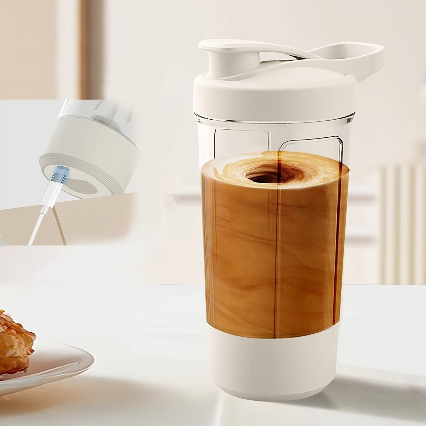 household Travel Automatic Mixing Cup Electric water cup, automatic mixing cup, coffee milk powder mixing cup, gift, fitness protein powder shaking cup
