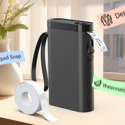P21 Portable Label Printer, Miniature Thermal Label Printer with High Print Quality, Equipped with a High-Speed Chip and 203 DPI, Easy to Use with a Wide Range of Creative Functions and Templates for Office and Home Organizat