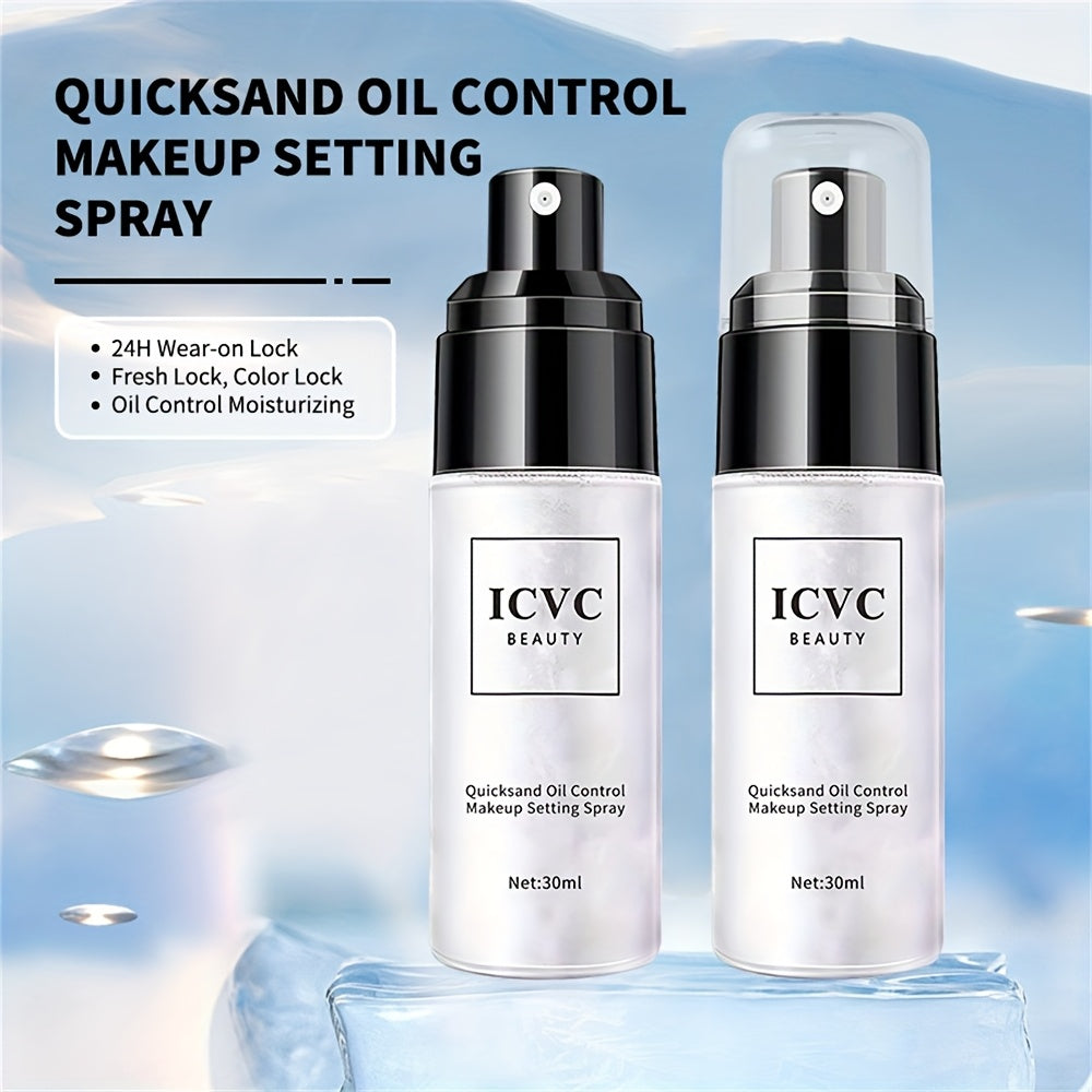 Professional Makeup Setting Spray, Oil-Control, Long-Lasting, Natural Finish, Matte, Refreshing, Quick-Drying Suitable for Setting