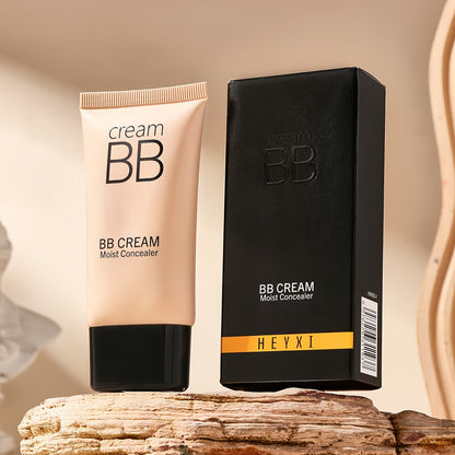 Waterproof BB Cream Full Coverage Concealer, Natural/Ivory 1.41OZ, Long Lasting Foundation Make Up, Oil Control, Even Skin Tone, Hide Pores, Christmas Gift