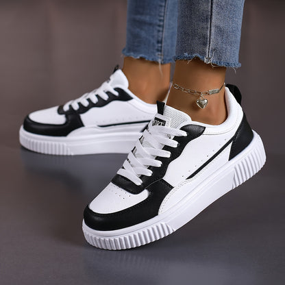 Women's High-Quality Casual Shoes, Lightweight Breathable Mesh with Synthetic Non-Slip Thick Sole Sneakers, Suitable for Work Running Travel. Elegant Footwear, Fashionable Shoe Style