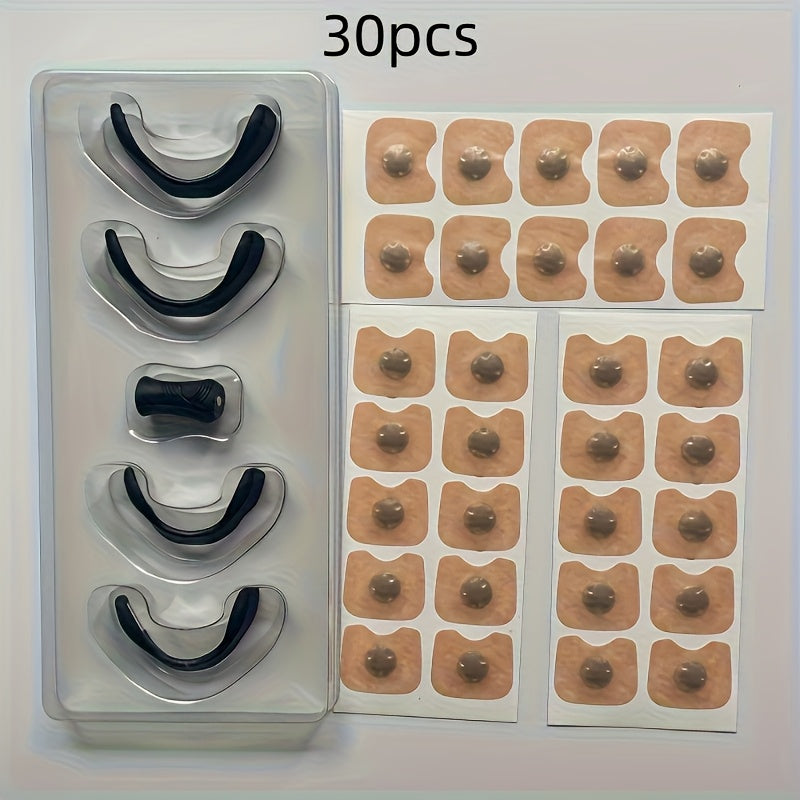 30/60pcs Oxygen Nasal Strips, Anti-Snoring Nasal Strips - Increase Oxygen Supply, Reduce Snoring, Suitable for Gifts for Family Members