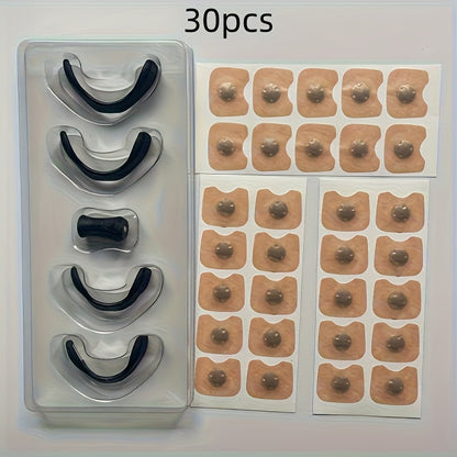 30/60pcs Oxygen Nasal Strips, Anti-Snoring Nasal Strips - Increase Oxygen Supply, Reduce Snoring, Suitable for Gifts for Family Members