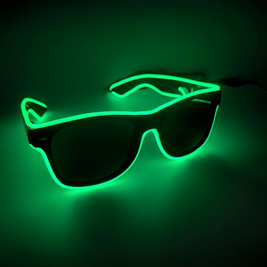 1pc of LED luminous glasses, available in multiple colors for you to choose from, suitable for festivals, parties, bars, concerts, holiday gatherings, concert accessories - battery free