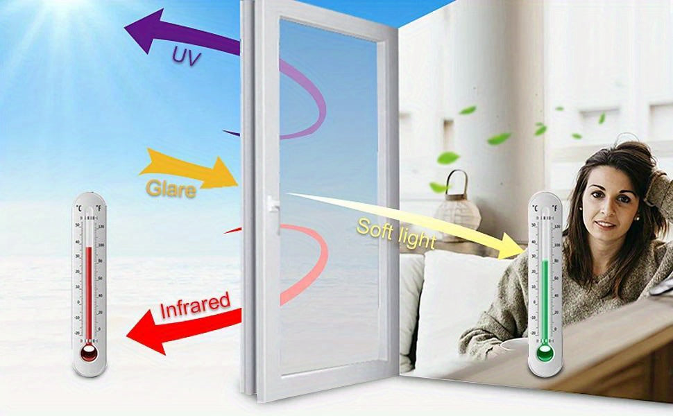 resistant privacy sunshade window film, easy to stick PET material, suitable for preventing strong light in homes and offices