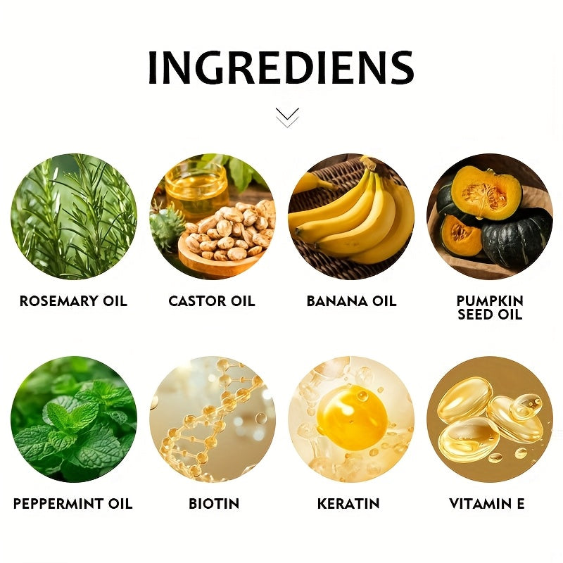 7-in-1 hair care essential oil, 7 kinds of essence ingredients