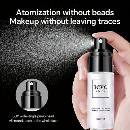 Professional Makeup Setting Spray, Oil-Control, Long-Lasting, Natural Finish, Matte, Refreshing, Quick-Drying Suitable for Setting