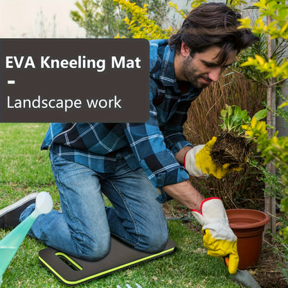 1pc EVA Knee Pad, EVA Car Repair Mat, Garden Kneeling Cushion, Foam Knee Pad, Thickened EVA Foam Garden Kneeling Mat, Portable Outdoor Pillow, Wide and Thickened with Handle for Easy Carrying, Suitable for Auto Workshop or Ou