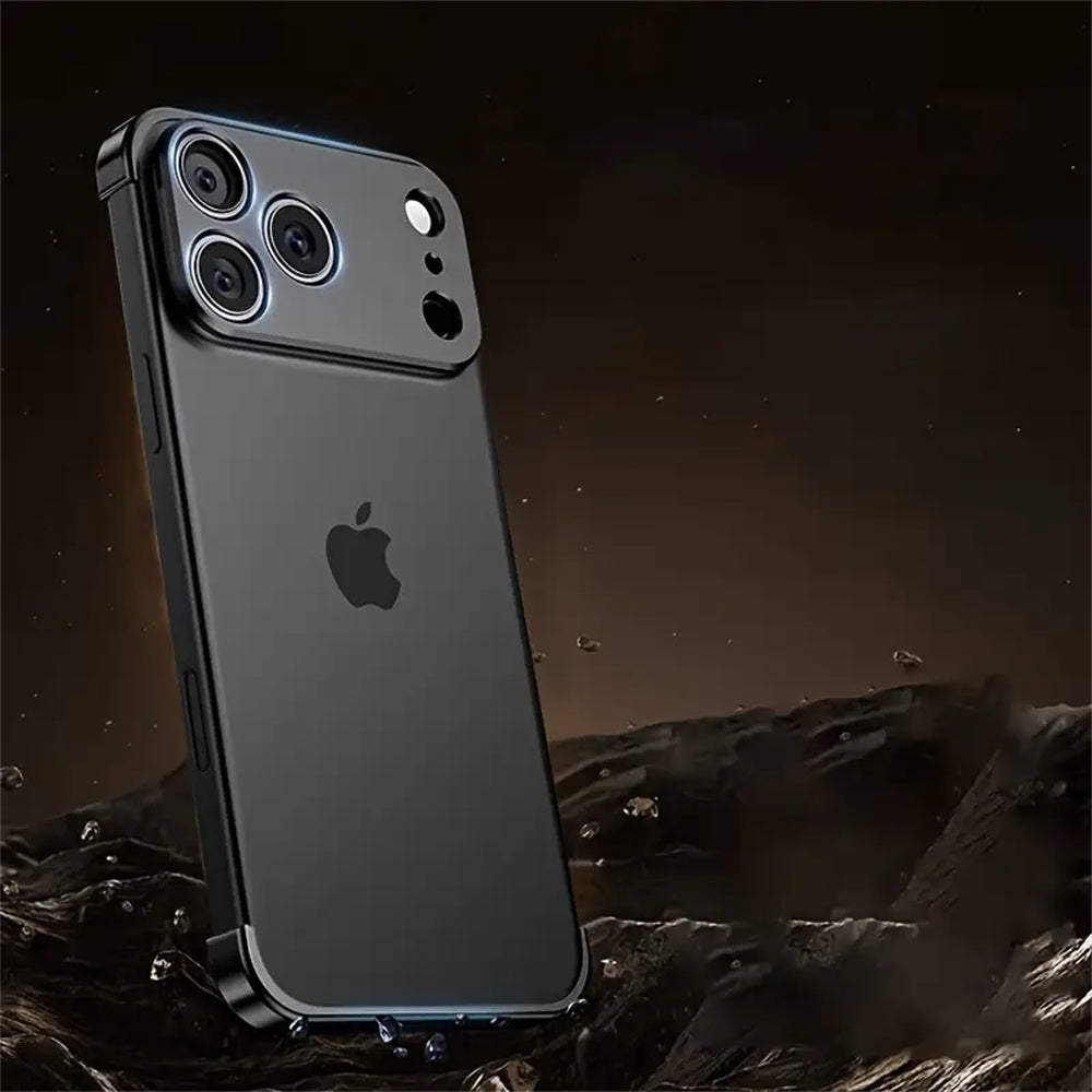 Compatible with for iphone 17 Pro / Pro Max/Air, This Uniquely Shaped Metal Corner Pad Offers Lens Protection And Is Made of Aluminum Alloy. It Provides a Bare Device Feel, Efficient Heat Dissipation, And Is Lightweight. It I