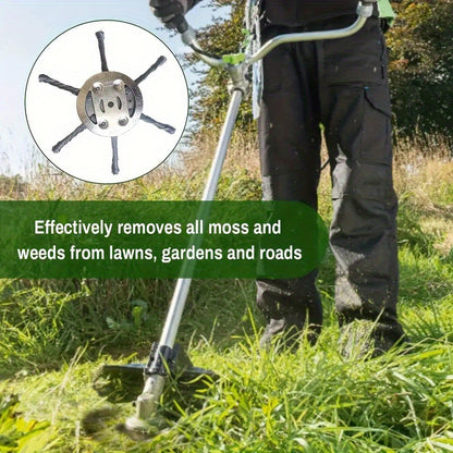 Steel Lawn Mower Head, Steel Wire Trimmer Head for General Grass Cutters, Weeders, Brush Cutters, Gardening Tools, Suitable for Over 45 Cutting, Trimming, and Grooming Scenarios