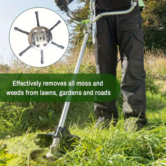 Steel Lawn Mower Head, Steel Wire Trimmer Head for General Grass Cutters, Weeders, Brush Cutters, Gardening Tools, Suitable for Over 45 Cutting, Trimming, and Grooming Scenarios