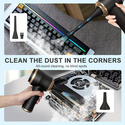 BELlBUY Portable Cordless Handheld Vacuum Cleaner, 6000Pa Powerful Suction for Cars, Computers, Sofas, Offices, Pets, and Homes - Includes Multiple Nozzles, USB Rechargeable, Low Noise, Car Vacuum Cleaner