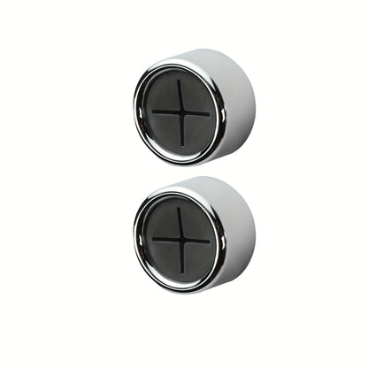 2pcs Round Self-Adhesive Towel Holders - Wall & Cabinet Door Mount, No-Drill Kitchen & Bathroom Towel Racks, for Spring