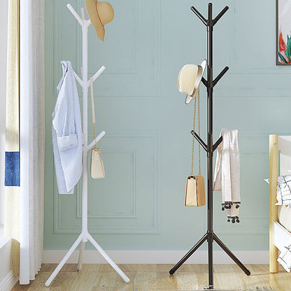 1pc Minimalist 9-Branch Coat Rack – Perfect for Hanging Clothes, Jackets, Trench Coats, Caps, Bags & Accessories with Ease. Black and White Design Complements Any Decor Style to Keep Your Space Neatly Organized