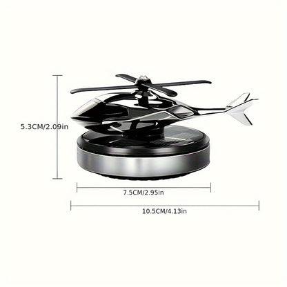 AAZRZRZ Car Air Freshener Diffuser with 2 Scent Pads - Stylish Helicopter & Car Interior Decor, Non-Toxic Paper-Based Fragrance for Enhanced Air Quality