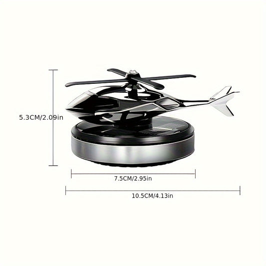 AAZRZRZ Car Air Freshener Diffuser with 2 Scent Pads - Stylish Helicopter & Car Interior Decor, Non-Toxic Paper-Based Fragrance for Enhanced Air Quality