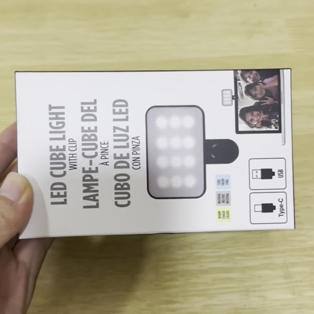 Mobile Phone Computer Fill Light, Portable Mini Clip-on Fill Light