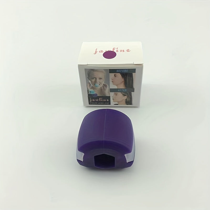1pc Silica Gel Jaw Exerciser, Face Stress Ball, Jawline Facial Muscle Trainer, Home Fitness Exercise Equipment
