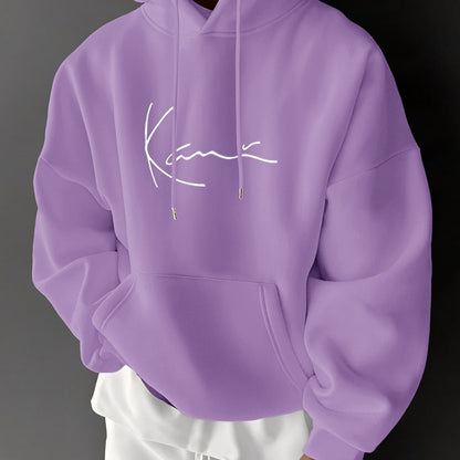 Men's & Women's Hoodie - Royal Blue Sweatshirt with Drawstring Hood, Front Kangaroo Pocket - All-Season Casual Pullover for Everyday & Formal Outfits - Machine Washable Hooded Sweatshirt, Sweater Hoodie, Versatile Outfit Piec